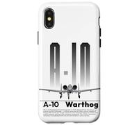 American A 10 Warthog Fighter Jet Attack Vétéran Coque pour iPhone X/XS
