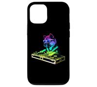 American Akita DJ Music Party Amoureux des Chiens Coque pour iPhone 12/12 Pro
