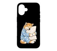 American Akita Inu endormi dans Un Pyjama Mignon pour Chien Coque pour iPhone 16