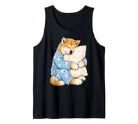 American Akita Inu endormi dans Un Pyjama Mignon pour Chien Débardeur