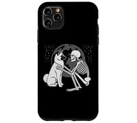 American Akita Squelette Moon Halloween Dog Lover Coque pour iPhone 11 Pro Max