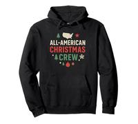 American All Shirt Christmas Crew Carte des États-Unis Ornements Graphique Sweat à Capuche