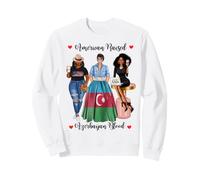 American and Azerbaïdjan Blood Black Femmes Sweatshirt