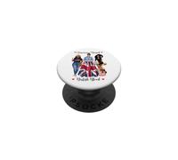 American and British Blood Black Femmes PopSockets PopGrip Adhésif