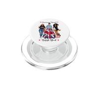 American and British Blood Black Femmes PopSockets PopGrip pour MagSafe