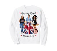 American and British Blood Black Femmes Sweatshirt