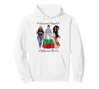 American and Bulgarian Blood Black Femmes Sweat à Capuche