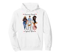 American and Chypriot Blood Black Femmes Sweat à Capuche
