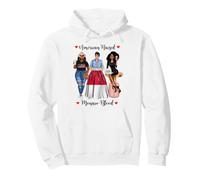 American and Monaco Blood Black Femmes Sweat à Capuche