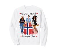 American and Norweigna Blood Black Femme Sweatshirt