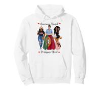 American and Portugese Blood Black Femmes Sweat à Capuche