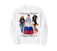 American and Russian Blood Black Femmes Sweatshirt