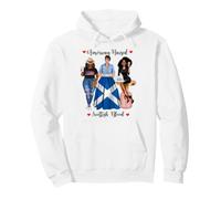 American and Scottish Blood Black Femmes Sweat à Capuche