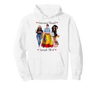 American and Spanish Blood Black Femmes Sweat à Capuche
