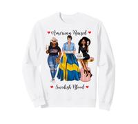 American and Swedish Blood Black Femmes Sweatshirt