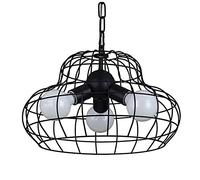 American Antique Chandelier Retro Nostalgic Personalité 3-Light E27 Pragas de Cage en Fer Vintage Restaurant Restaurant Bar Cafe Éclairage Plafond Plafond Lautres de Suspension pour Le Mieux