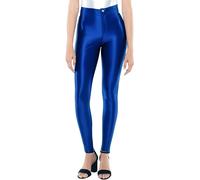 American Apparel Femmes The-Disco Pantalon, Taille Haute, Slim Fit, Shiny Nylon