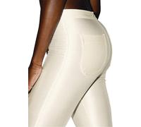 American Apparel Femmes The-Disco Pantalon, Taille Haute, Slim Fit, Shiny Nylon