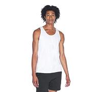 American Apparel Fine Jersey Sleeveless Tank Chemise, Blanc, XS Homme