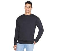 American Apparel Flex Fleece Drop Shoulder Pullover Crewneck (F496W) -Black -L