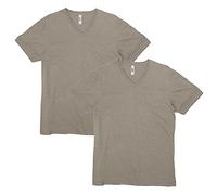 American Apparel G2006CVC Lot de 2 t-shirts à col en V en CVC pour adulte, XXL