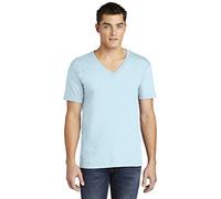 American Apparel - Maillot en fin jersey - Manches courtes - Col en V - Pour homme - Bleu - Taille XS