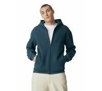 American Apparel Reflex Grf497aa Sweat à Capuche zippé en Polaire Sweatshirt, Bleu mer, XXL Mixte