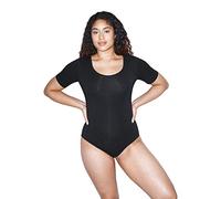 American Apparel Women's Cotton Spandex Short Sleeve Scoop Back Bodysuit