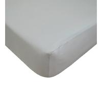 American Baby Company Drap-housse 100 % coton percale gris