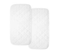 American Baby Company Lot de 2 doublures de table à langer, matelassées et imperméables, 33 x 68,6 cm