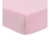 American Baby Company Percale Drap de berceau de coton Couleur : Rose