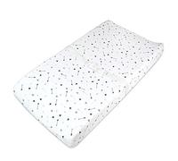 American Baby Company Printed 100% Natural Cotton Jersey Knit Fitted Contoured Changing Table Pad Cover, Silver Black Arrow, Soft Breathable, for Boys and Girls