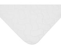 American Baby Company Waterproof Embossed Quilt-like Flat Bassinet Protective Pad Cover, White