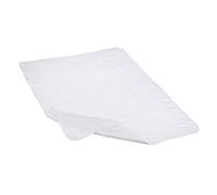 American Baby Company Waterproof Embossed Quilt-Like Multi-Use Flat Protective Mattress Pad cover, White