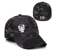 American Black Camouflage US Navy Seal Team Six Casquette de baseball flexible avec sceaux tactiques Trident Airsoft