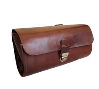 american blue Sac de Moto en Cuir, Sacoche de Selle, Accessoire de Guidon de vélo