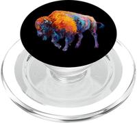 American Buffalo Shirt Buffalo Shirt American Bison Shirt PopSockets PopGrip pour MagSafe