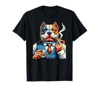 American Bully Dog Cigare et Whisky T-Shirt