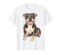 American Bully Dog Motif Pet Art American Bully T-Shirt