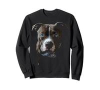 American Bully Dog Œuvre d'art aux Yeux Bleus American Bully Sweatshirt