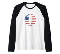 American by Birth Veteran by Choice Funny Veterans Day, États-Unis Manche Raglan