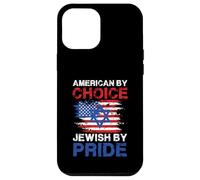 American by Choice Jewish by Pride Statement Design Coque pour iPhone 12 Pro Max
