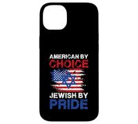 American by Choice Jewish by Pride Statement Design Coque pour iPhone 14 Plus