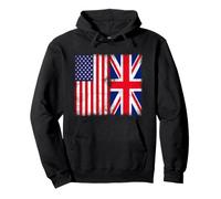 American Citizen British Root Illustration Graphic Designs Sweat à Capuche