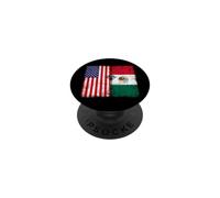 American Citizen Mexican Root Illustration Graphic Designs PopSockets PopGrip Adhésif