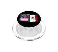 American Citizen Mexican Root Illustration Graphic Designs PopSockets PopGrip pour MagSafe