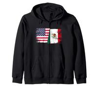 American Citizen Mexican Root Illustration Graphic Designs Sweat à Capuche