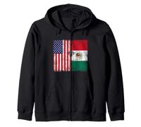 American Citizen Mexican Root Illustration Graphic Designs Sweat à Capuche