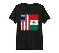 American Citizen Mexican Root Illustration Graphic Designs T-Shirt Haut de Gamme