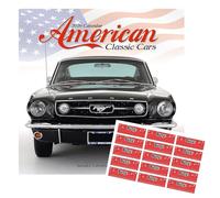 American Classic Cars Calendrier 2026 | Calendrier mural carré | 16 mois | avec autocollants organisationnels